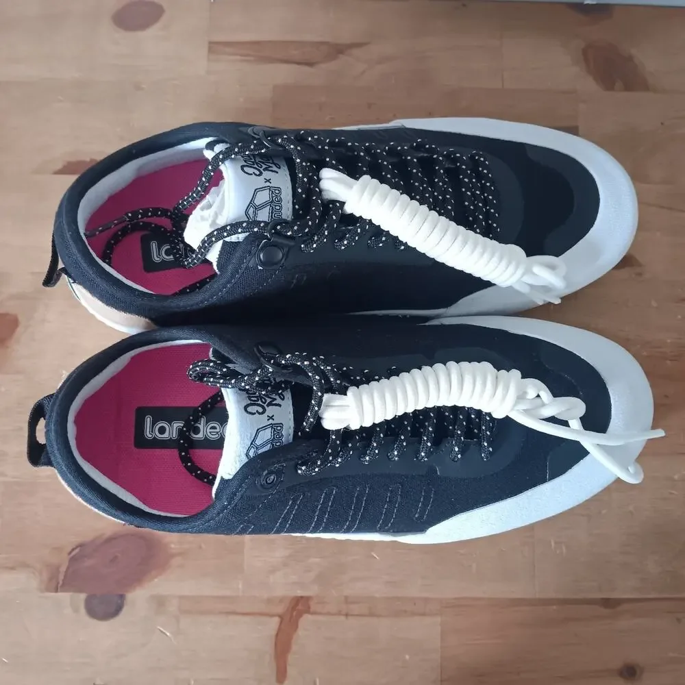 LANDED |THE OVERLOOK| UNISEX 7 Womens 5.5 Mens Black Walking Comfort Shoes - Picture 4 of 10